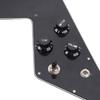 Sorandy Loaded Wiring Pickguard Set for Flying V Electric Guitar 2-Coil Split Mini Humbucker 12 Side Screw Holes