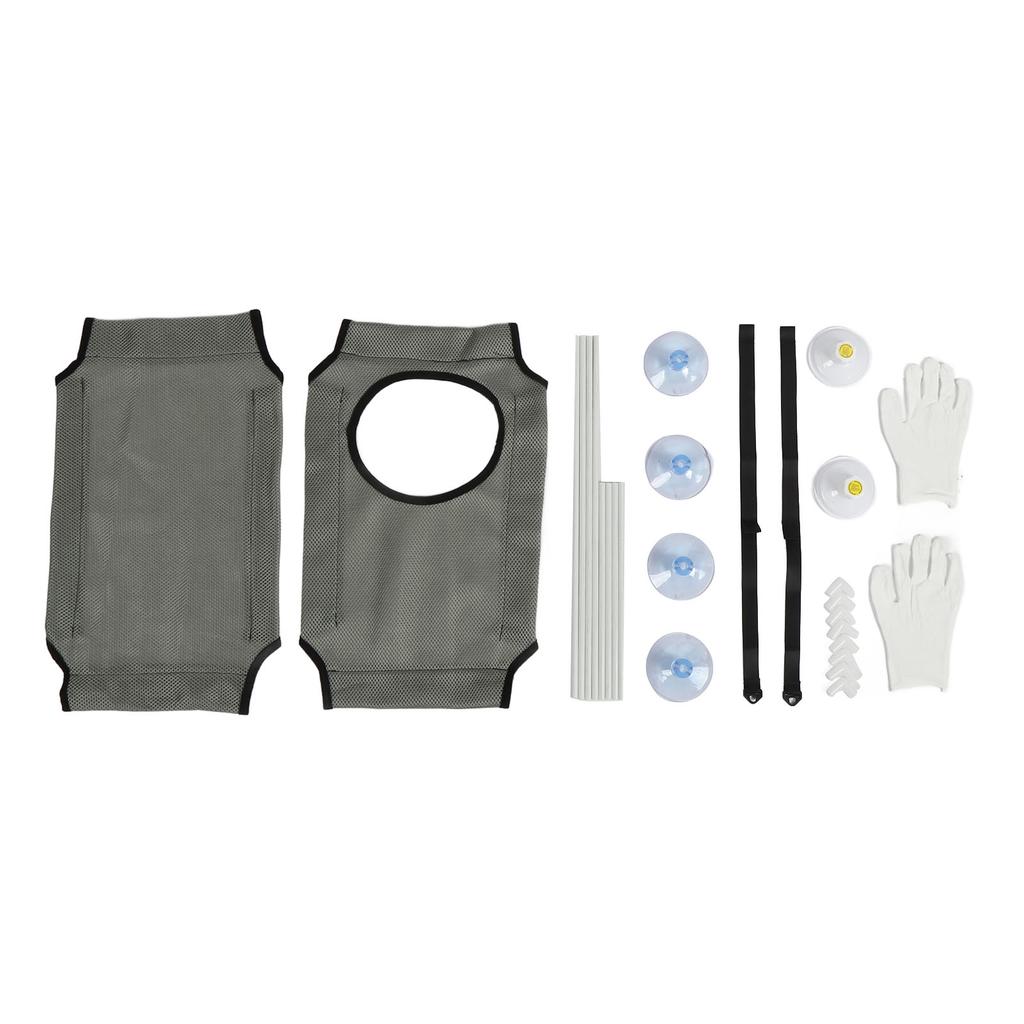 Cat Window Hammock Bed Sturdy Suction Cup Double Layer Soft Easy Installation Cat Window Perch Hammock Seat for Balcony