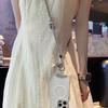 New Sparkle Rhinestone Bead Phone Strap Charm Long Chain Knot Cellphone Lanyard Keychain Bag Camera Diagonal Hanging Rope