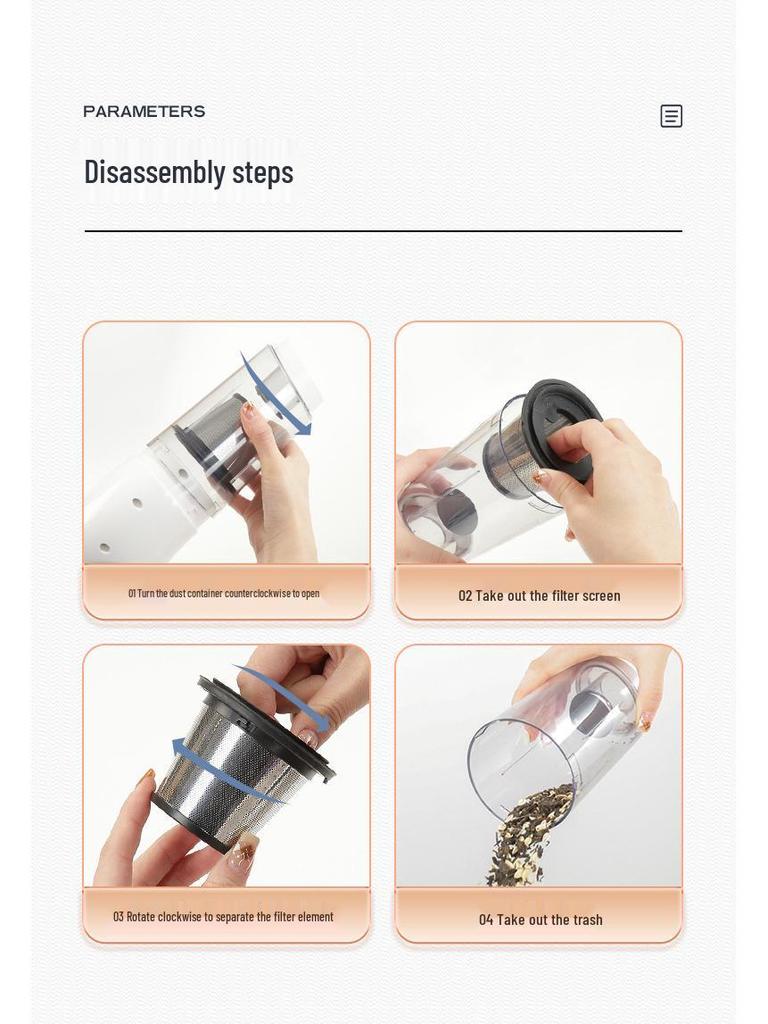 Kabelloser Handstaubsauger mit Doppelnutzung: Starke Saugkraft für Auto & Zuhause