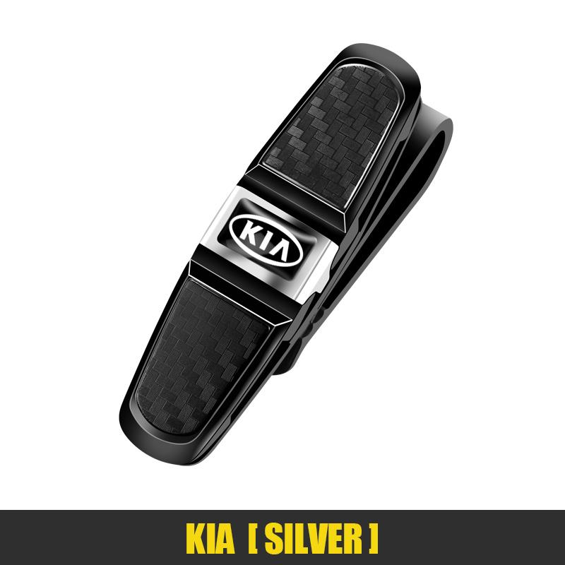 AANL1 1Pcs Car Sun Visor Sunglasses Ticket Card Clamp Auto Interior Accessories For Kia KN Sportage Ceed Picanto Rio ProCeed Forte K7