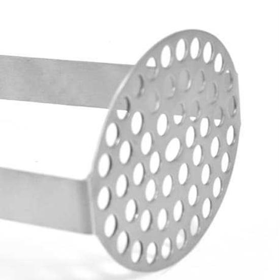 Potato Masher with Anti-Slip Rubber Handle U-Shaped Design Potatoes Masher Uniform Mesh Masher for Sweet Potatoes Pumpkin Beans
