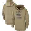 Mens Rugby Inspired Hoodie Athletic Khaki Silicone Print Loose Fit Long Sleeve Fall