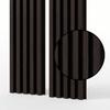 Acoustic Wall Panel Mebano PRO Wenge on Black Felt 2x 26,5x240 cm
