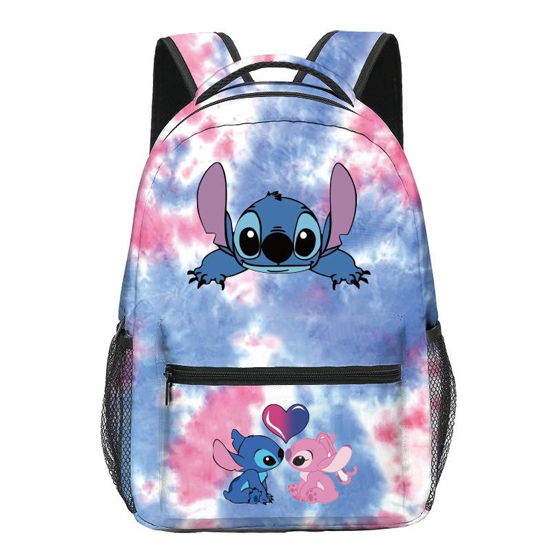 Stitch Backpack, Digital Full Print Student Schoolbag Cartoon Animation Backpack Backpack