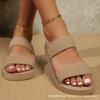 Summer Women 'S Shoes Fashion Women Sandals  Open Toe Lady Shoes Flats Platform Comfy Beach Sandalias