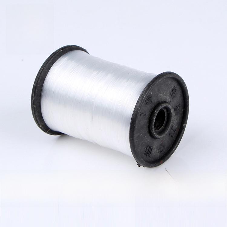 Nylonová obuvnická nit: Černobílá, 50m sada kožených šicích nití