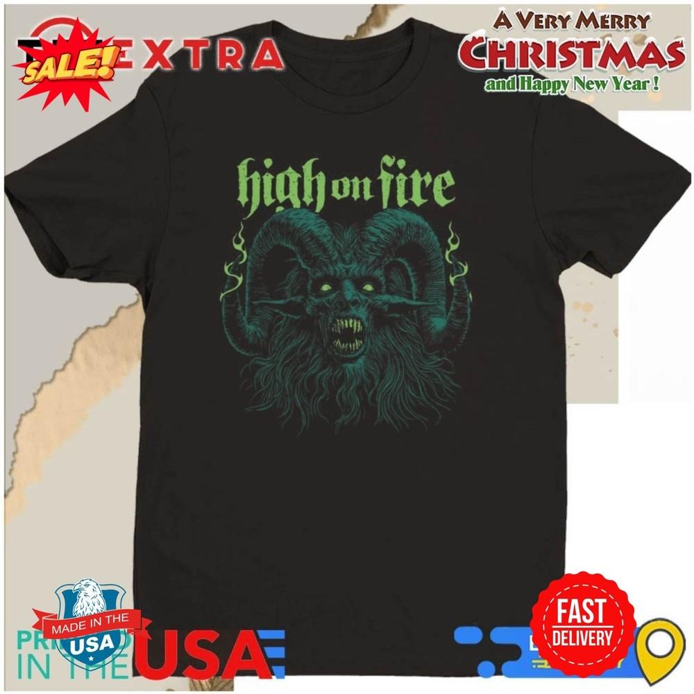 

High On Fire Devil Head T Shirt XL