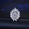 Ring Hand Jewelry, Temperament Gold-Plated Micro-Set Aaa Zircon Super Flash Ring.