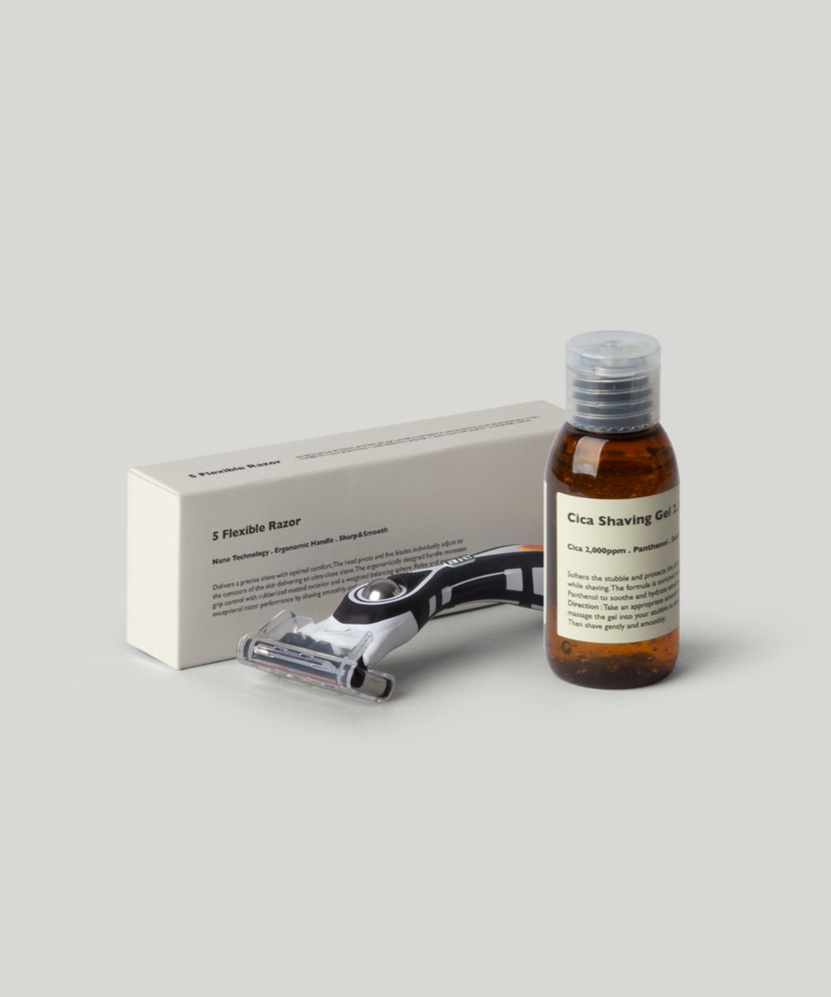 Starter Kit (5-blade razor + Cica shaving gel 50ml)