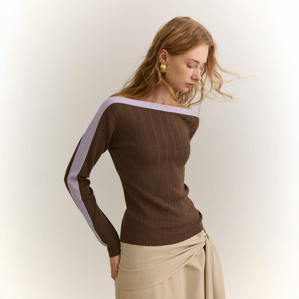Waiwaiaiem Yy_Temperament Pit Strip Knit