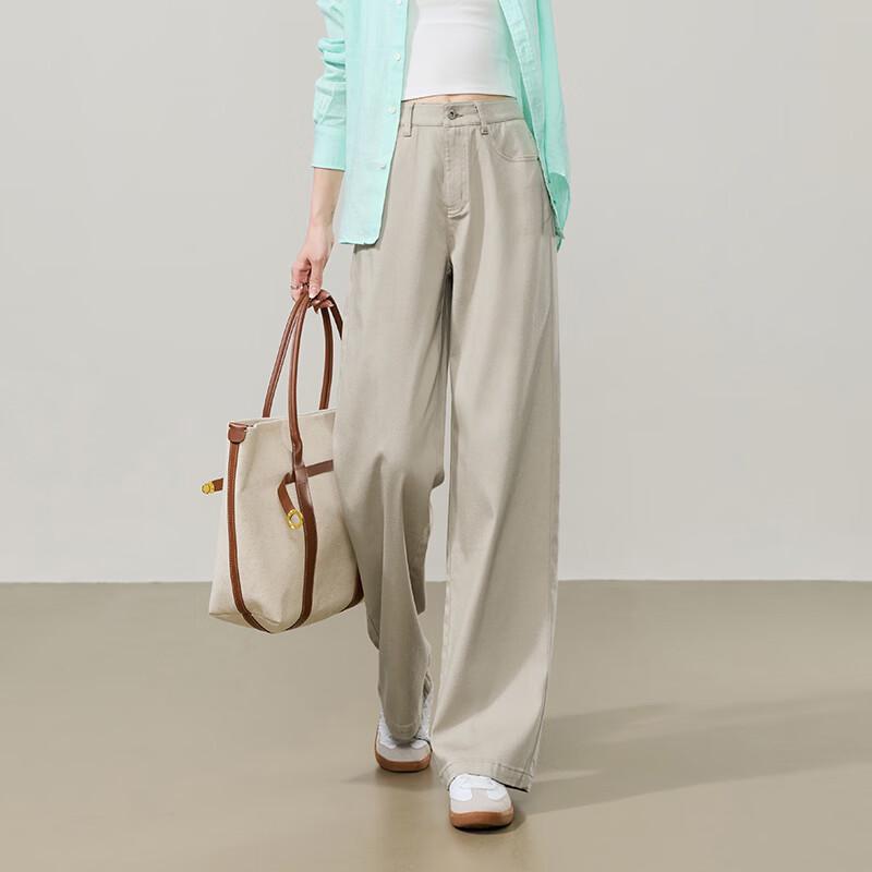 ESE-Y Women s High-Waist Straight Wide-Leg Jeans 27