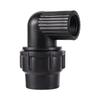 Cotovelo Redutor de 90 Graus com Rosca Fêmea Preta de 1/2" 3/4" 1" para Tubo de Água de Jardim Tubo de PVC Conexão de Irrigação Junção