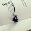 Ghost Charm Keychain Pendant Cartoon Shape Halloween Party Fun Phone with Lanyard Backpack Accessories
