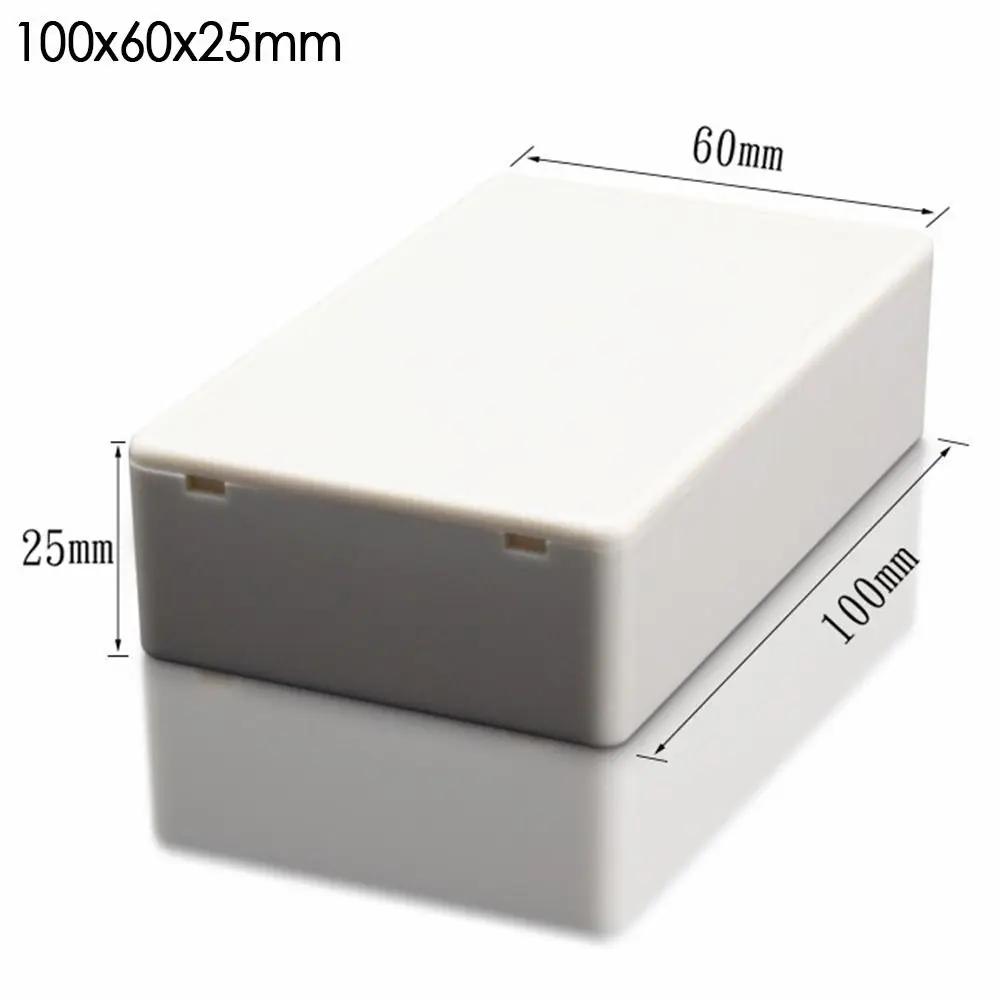 10 Sizes Plastic Instrument Case Black/White Electronic Project Box DIY Waterproof Cover Project Box For Power Supply Units