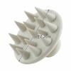 Shimomura Kihan Silicone Shampoo Brush In for Men and Perfect for Washing and Pore 44252 [Made Japan] Women, Hair, Scalp, Massage, Ivory,