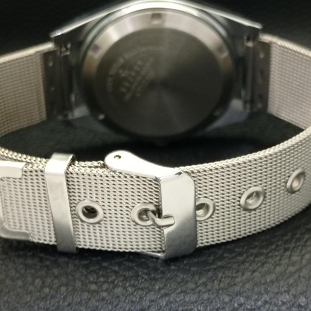 REFURBISHED SEIKO 5 AUTOMATIC MENS WATCH JAPAN MADE WHITE DIAL CUSTOM A440002-2 QV90-a440002