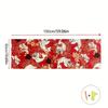 1Pcs High Grade Wear-Resistant Car Dashboard Door Panel Ceiling Decor Fabric Self-Adhesive Black Koi Fish Car Interior Sticker