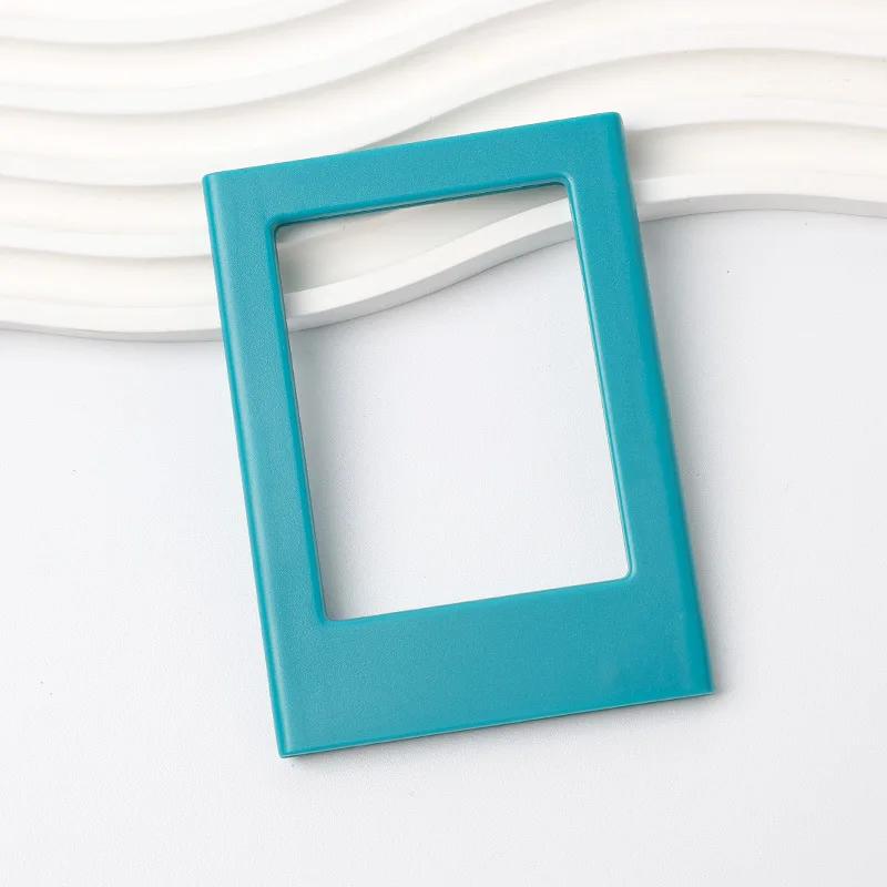 5pcs/10pcs Magnetic Photo Frame, 3-Inch Color Refrigerator Magnet, Compatible With Fuji Instax Mini Photo Paper.