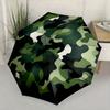 Automatischer Auf-/Zuklappschirm mit Camouflage-Muster - Kompakter Reiseschirm, Winddicht & Leicht, Passt in die Tasche