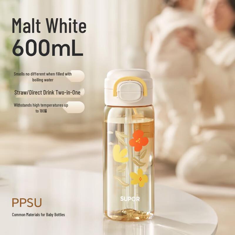 SUPOR PPSU Dual-Drink Large Capacity Plastic Water Bottle