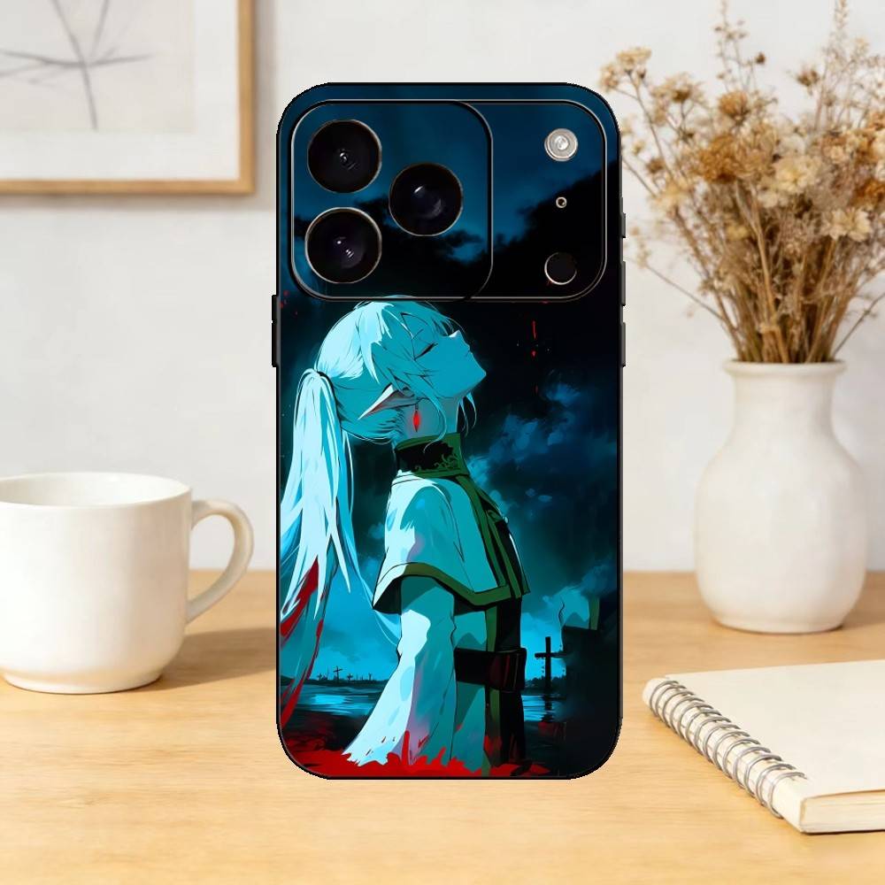 

Beyond Journey F-Frieren And Fern Phone Case For iPhone 17,16,15,14,13,12,11 Plus,Pro Max,SE4Soft Silicone Black Cover iPhone12PROMAX