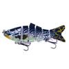 HENGJIA 10cm 18g Multi-Section Sinking Bionic Lure - 6-Section Fish Bait Model
