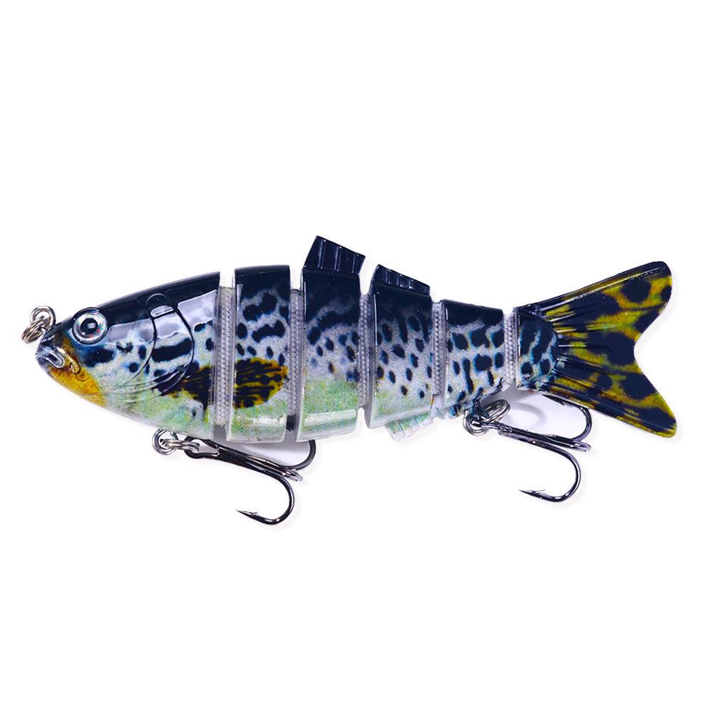 HENGJIA 10cm 18g Multi-Section Sinking Bionic Lure - 6-Section Fish Bait Model