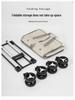 Large Capacity Rolling Pet Carrier for Two Cats or Dogs - Travel Handbag or Suitcase