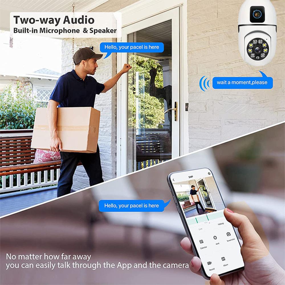 4K IP Camera 8MP Speed Dome AI Automatic Tracking Night Vision PTZ Camera Smart Home Indoor Wireless Wifi Camera Surveillance