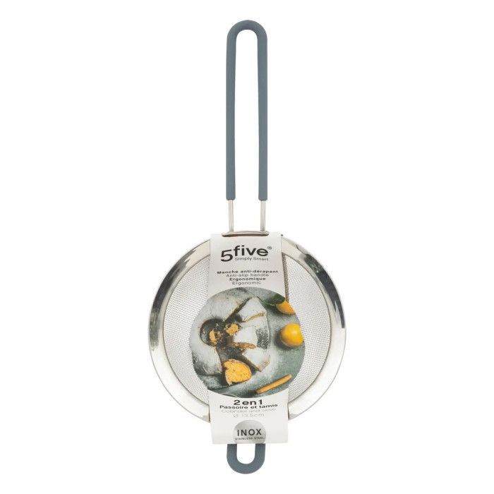 PASSOIRE TAMIS INOX 13CM Gris, Argent