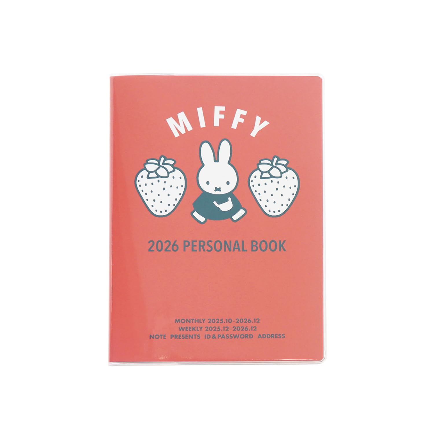 

Квадратный планер Миффи 2026 B6 Недельный Красный 10 декабря 10BD-6R (Начинается в 2025) красный