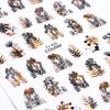 Manicure Decal Easy To Apply Lightweight Paper Black Bronzing Manicure Sticker Decal for