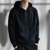 Men's Trendy Hooded Sweatshirt - Spring/Autumn, All-Match, Loose Fit, Casual Two-Piece Look for Teens and Students.