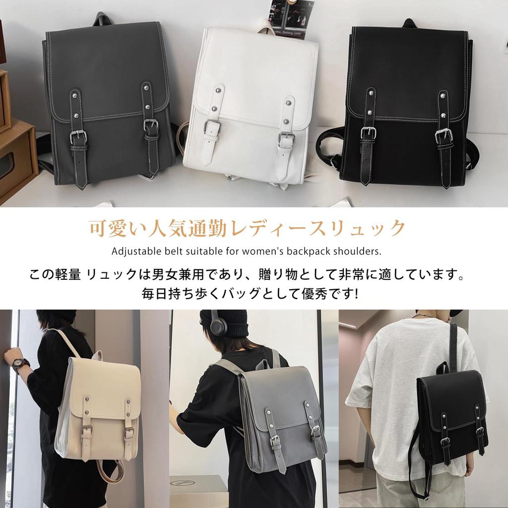 [7-livehouse] Women's Lightweight Backpack, Perfect for Commuting, Travel, and More. A4 Size, Cute, Popular, Lightweight, Multifunctional, Perfect