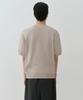 Musinsa Standard Washable Supima Cotton Round Neck Short Sleeve Cardigan [Dusty Cream]