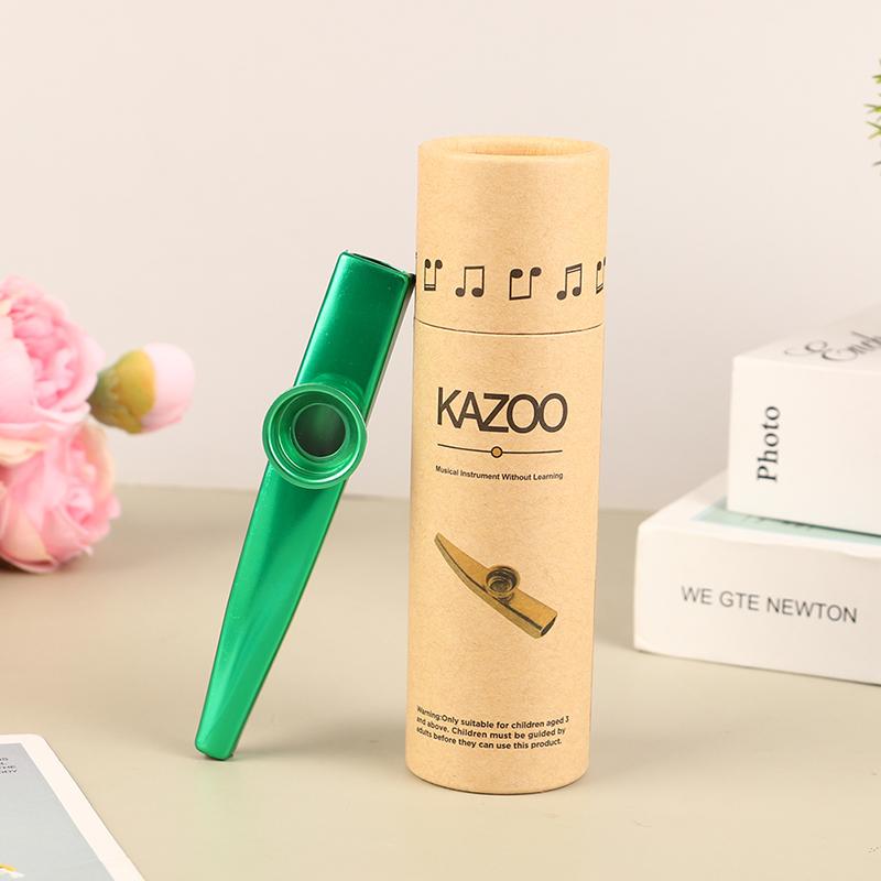 2Pcs/Set Kazoo Box Metal Kazoo Paper Storage Holder For Mouth Blowing Musical Instrument Organizer Accessories