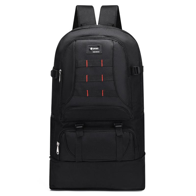 Men's Extra-Large Travel Backpack Waterproof Student Backpack Women's Travel Mountaineering Outdoor Extra-Large Capacity Luggage Double-Shoulder Bag