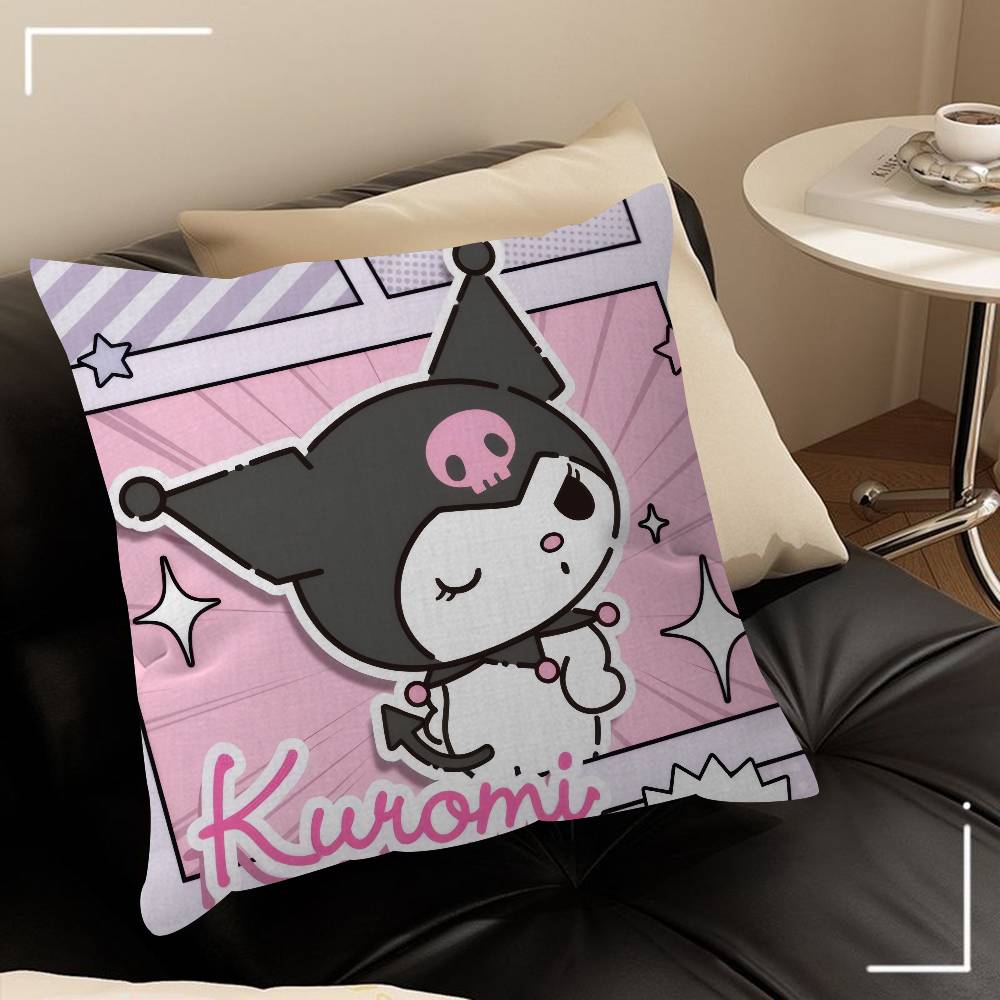 Anime cartoon black cute Stitch Lucky Dragon pillow cover sofa cushion cover home room decoration children gift