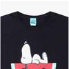 Wild Donkey Unisex Snoopy T shirT T iTalia Black