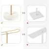 Contemporary Headband Display Stand Wooden Base Scrunchie Holder Space Saving Hair Accessories Organiser for Bedroom