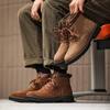 Workwear Ankle Men's Leather Boots High-quality Men's Cowhide Suede Fashionable and Versatile Outdoor Work Boots Desert Shoes