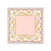Daks Pink Chainprint Silk Square Scarf Dcsc2f142