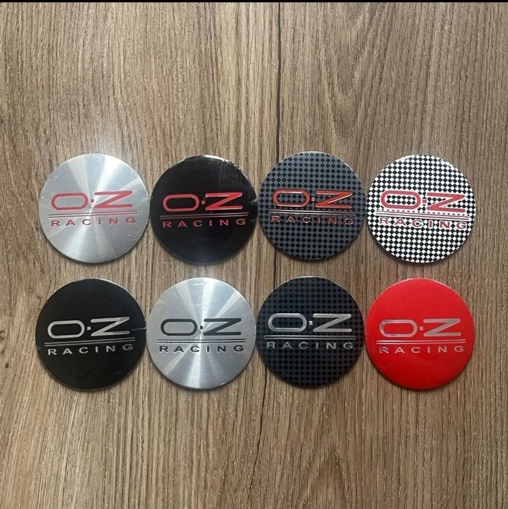 4pcs Car 45/56/60/65mm OZ Racing Logo O.Z Emblem Wheel Hub Center Cap Badge Sticker Decoration Accessories