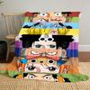 One Piece Luffy Print Blanket, High-quality Nap Blanket, Warm and Soft, Suitable for Sofas, Beds, Camping Trips, and Offices.