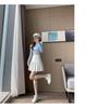 Plus Size Japanese High-Waisted Slimming Pleated Mini Skirt