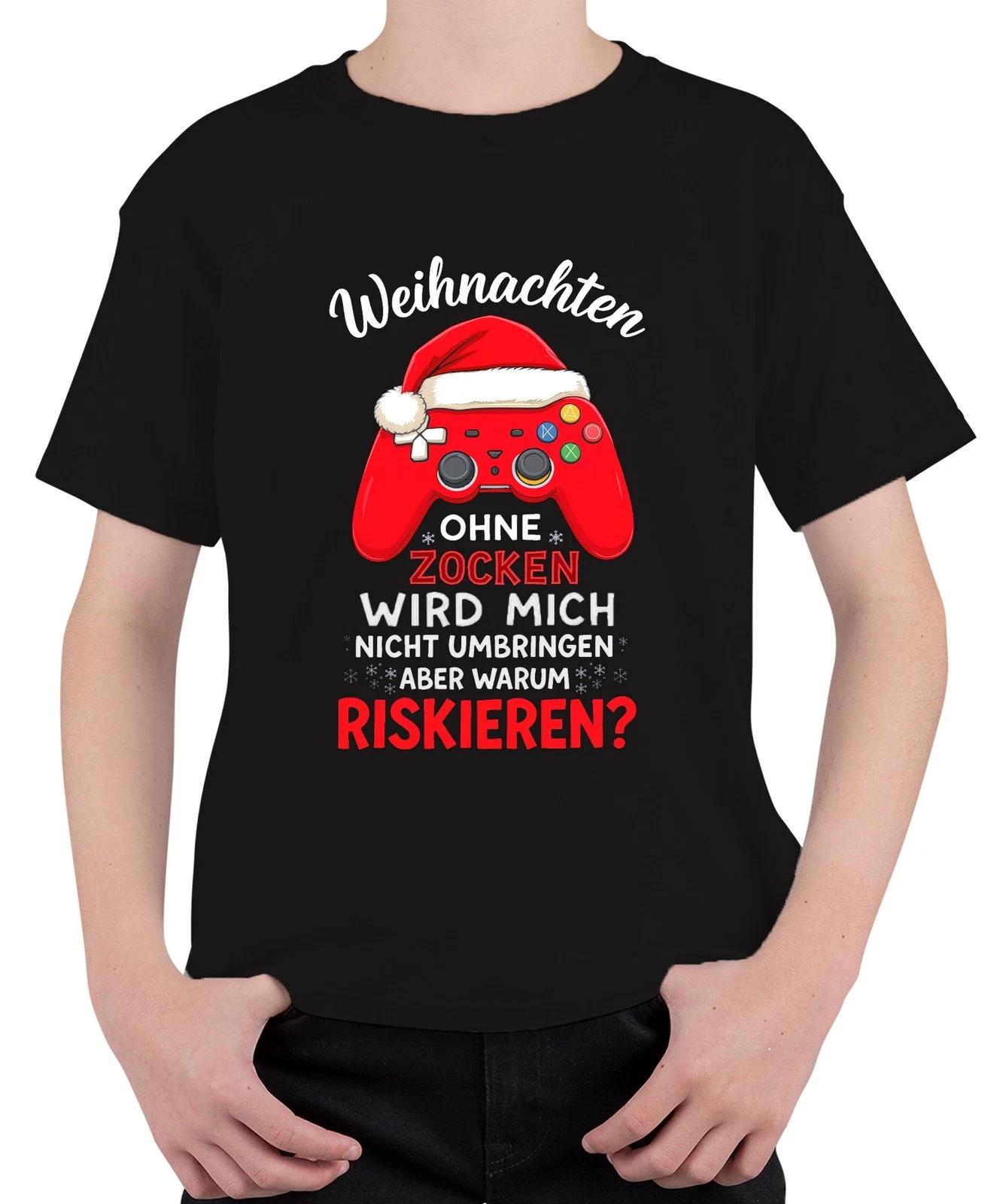 Ohne Zocken wird mich nicht umbringen Weihnachten Gamer Zocker Unisex Kinder T-S S