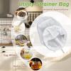 3 PCS Fine Mesh Strainer Bags - RAINFLOW Reble Cheese Cloth Bag for Straining with Stainless Steel Handle Medium Size Food Grade Filter for Coffee