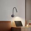 JOYINLED Modern Wall Lamp 3W Warm White 3000K Light for Hotel Bedroom Gold Black Gooseneck Reading Light for Hostel & Dormitory