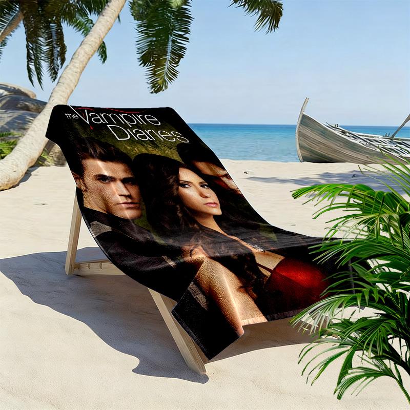 Supernatural Love Mystery Beach Towel Beach Soft Outdoor Pool Towel Seaside Swim Printing Comfort Beach Beach Towel
